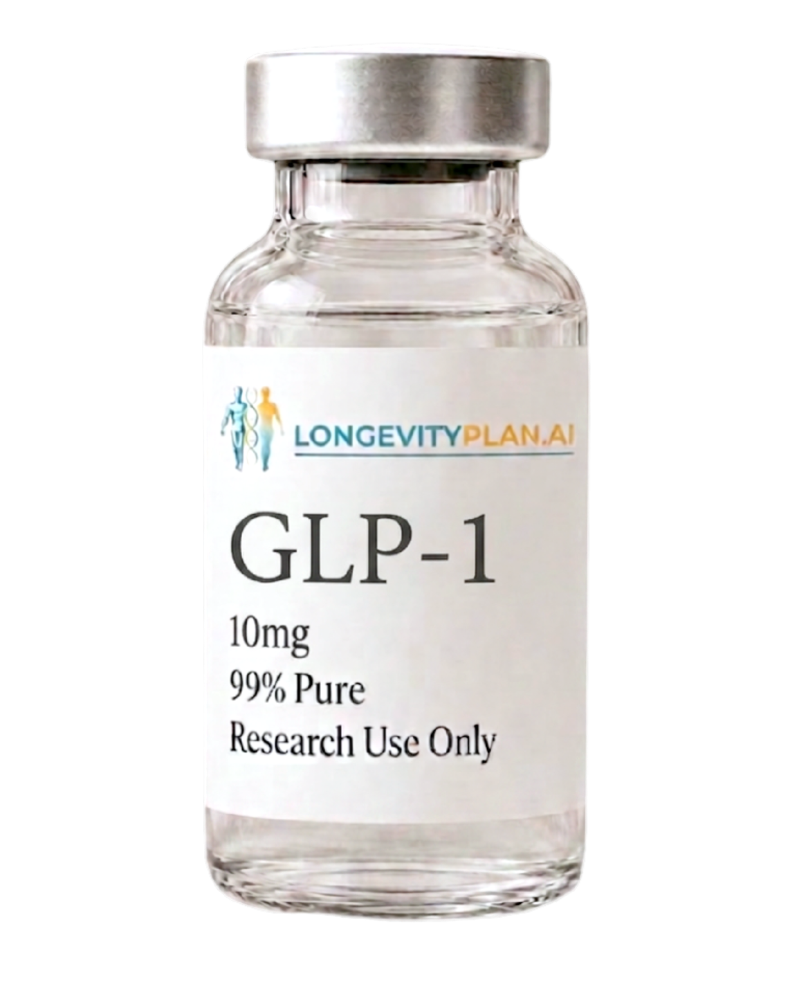 GLP-1 10mg research-use-only vial