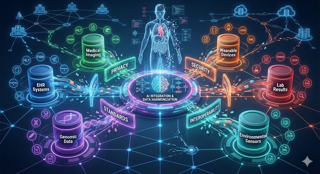 Data integration challenges for digital twins
