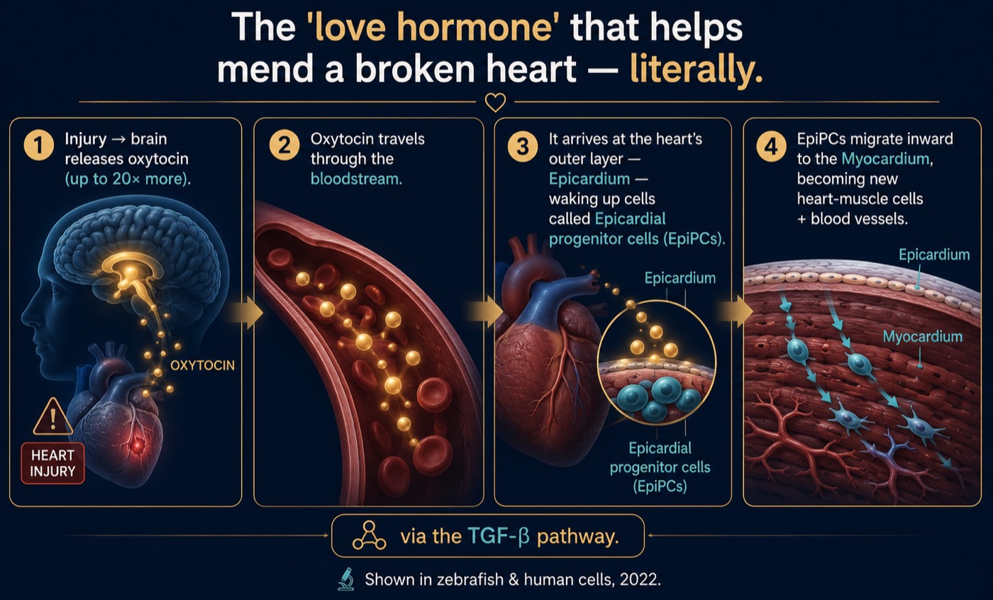 Oxytocin and the Repairing Heart