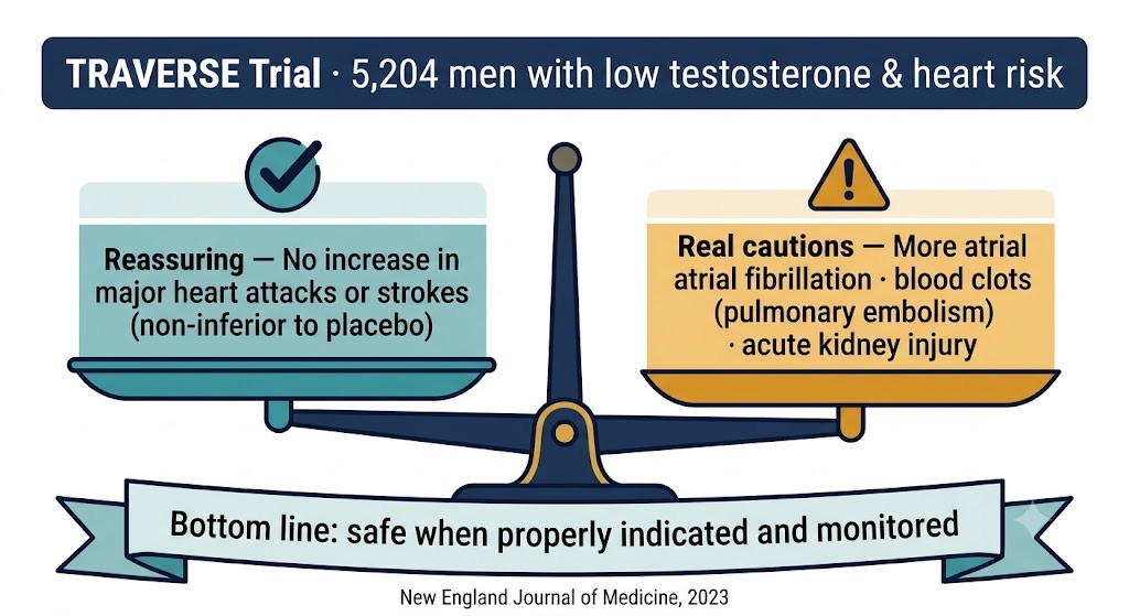 TRAVERSE trial on testosterone and cardiac risk