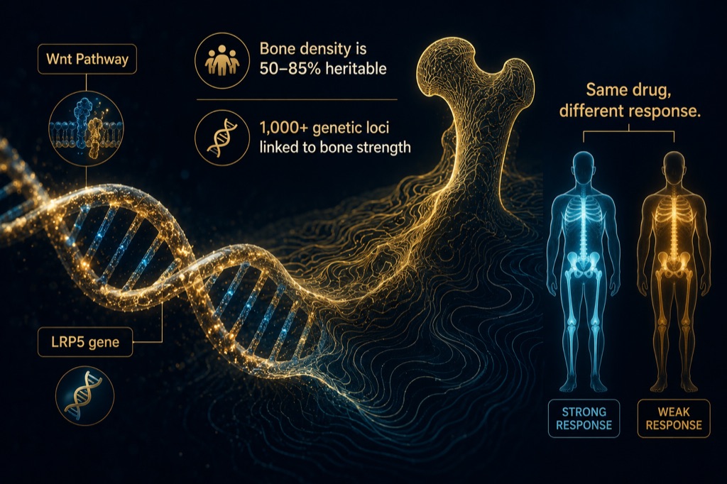 Bone density is highly heritable